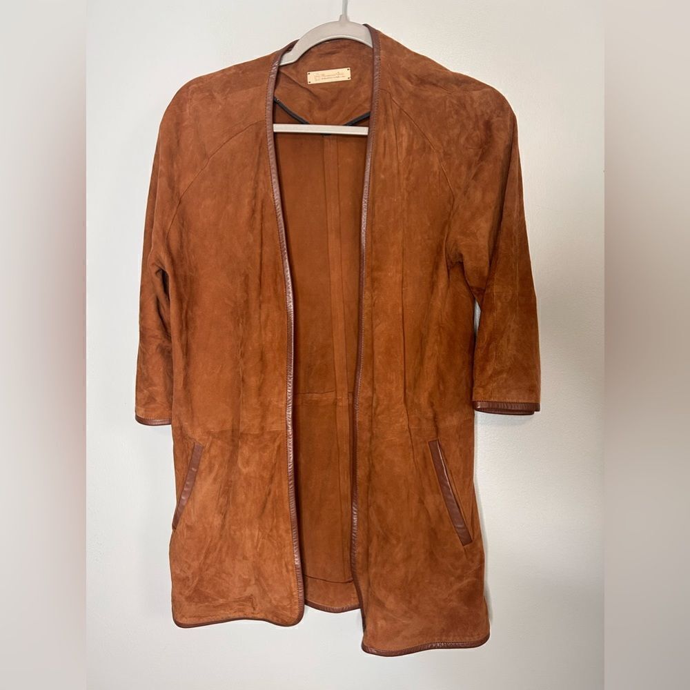 Massimo Dutti Suede and Goat leather Jacket